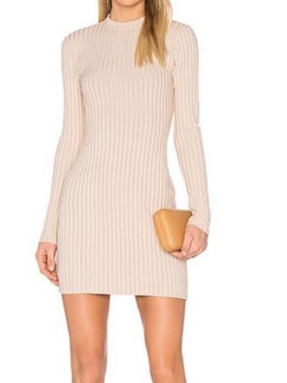 NBD Women's Cream and Tan Dress